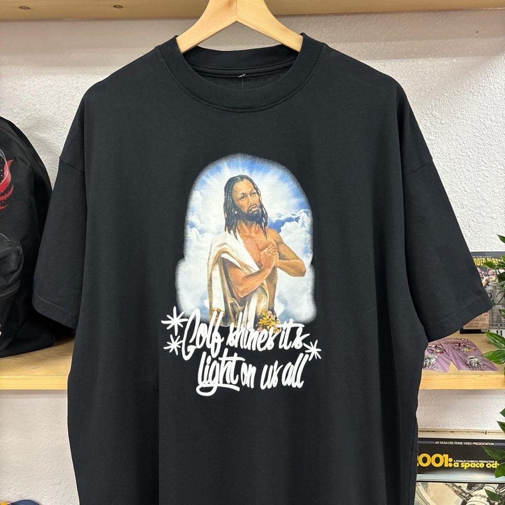 ⭐️ Golf Wang Black Jesus T-shirt size Large